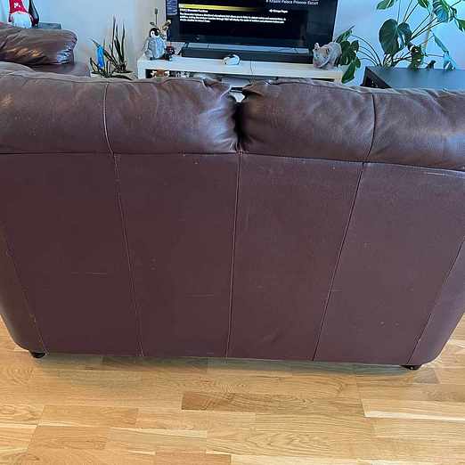 image of Leather Sofa Set - Askim