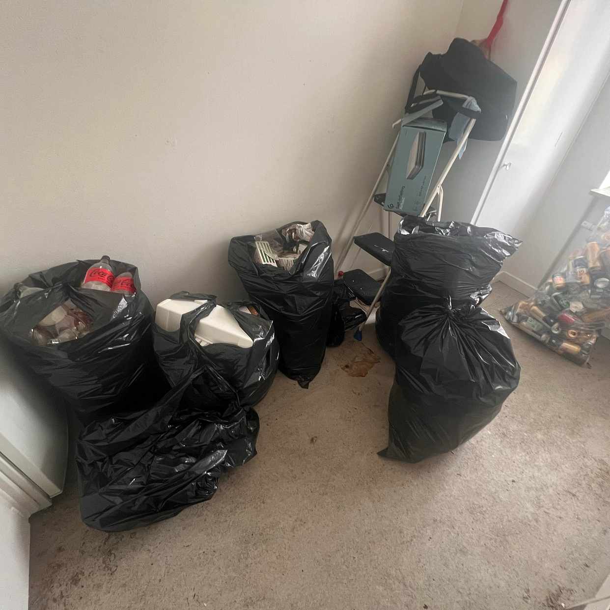 image of Waste bags to be removed - Bromma