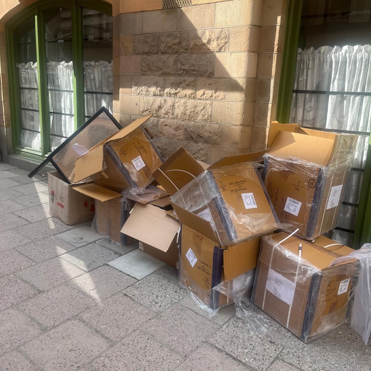 image of Boxes metal - Stockholm City