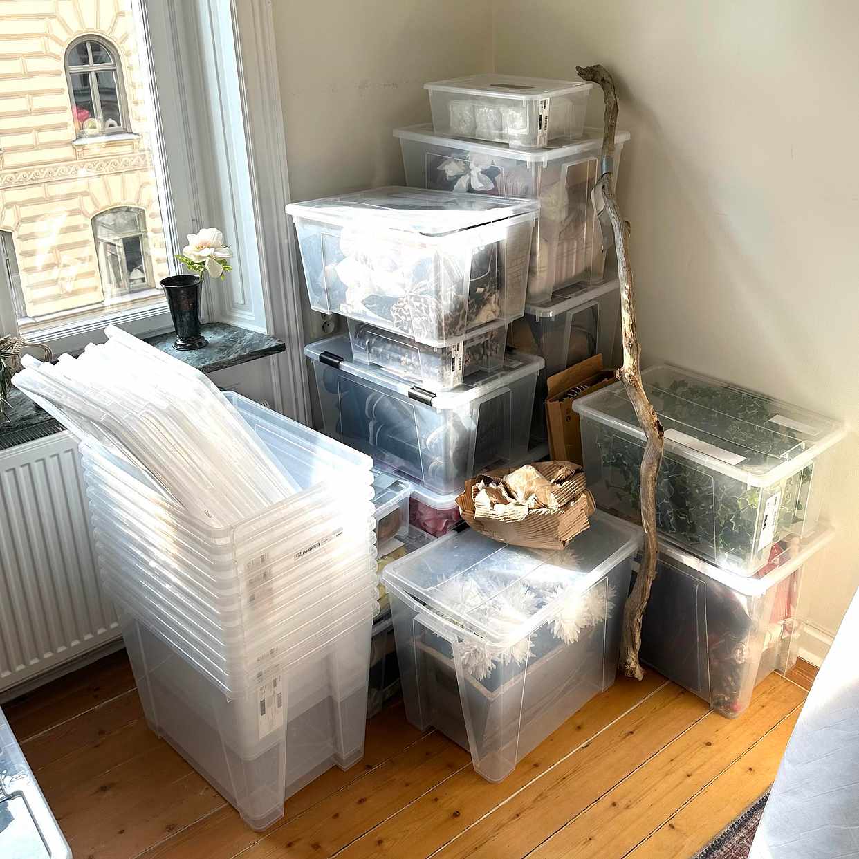 image of Boxes and small furniture - 