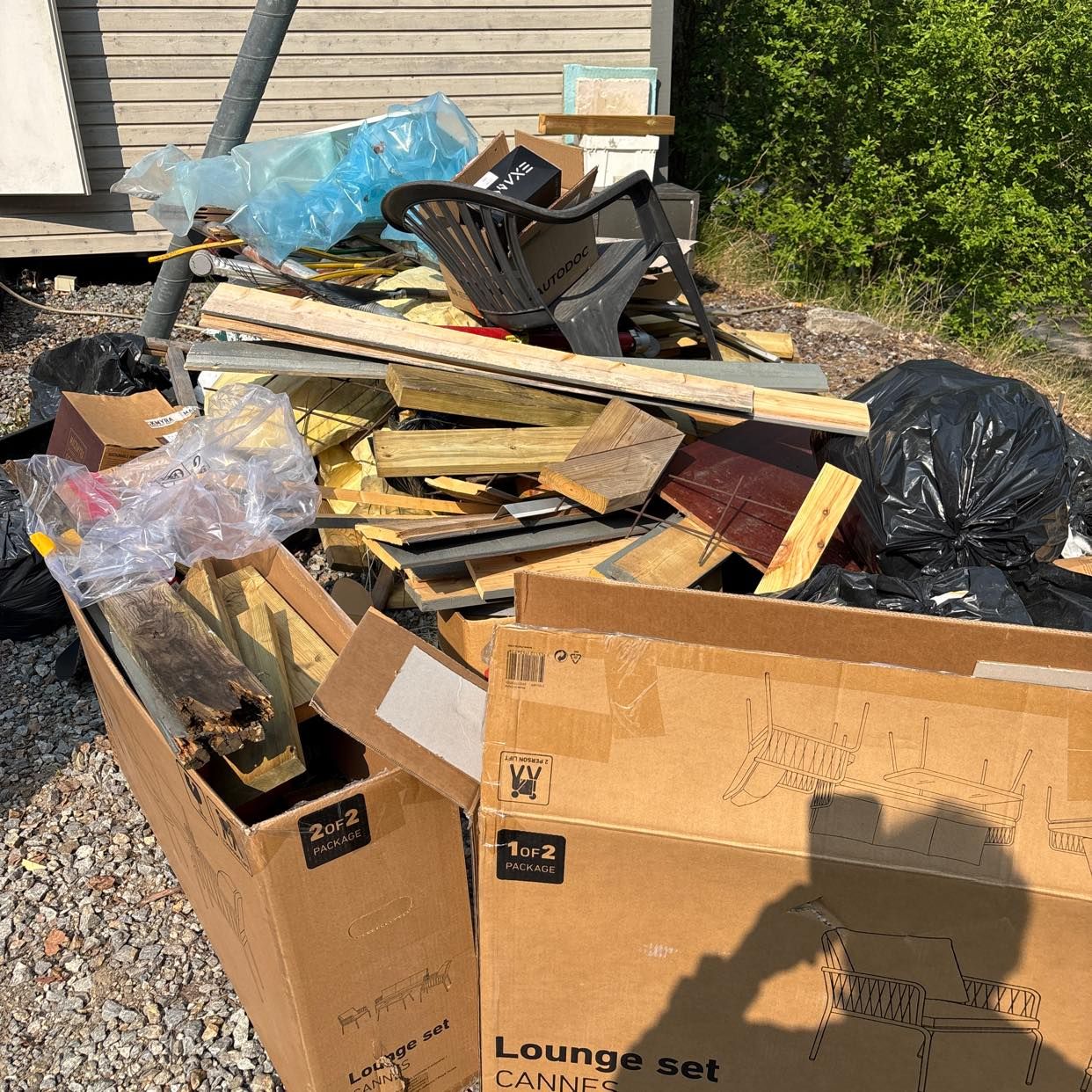 image of Trä plåt plast glas etc - Saltsjö-Boo
