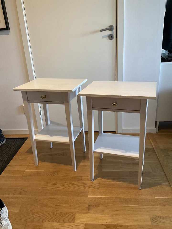 image of 2st sängbord Ikea Hemnes - 