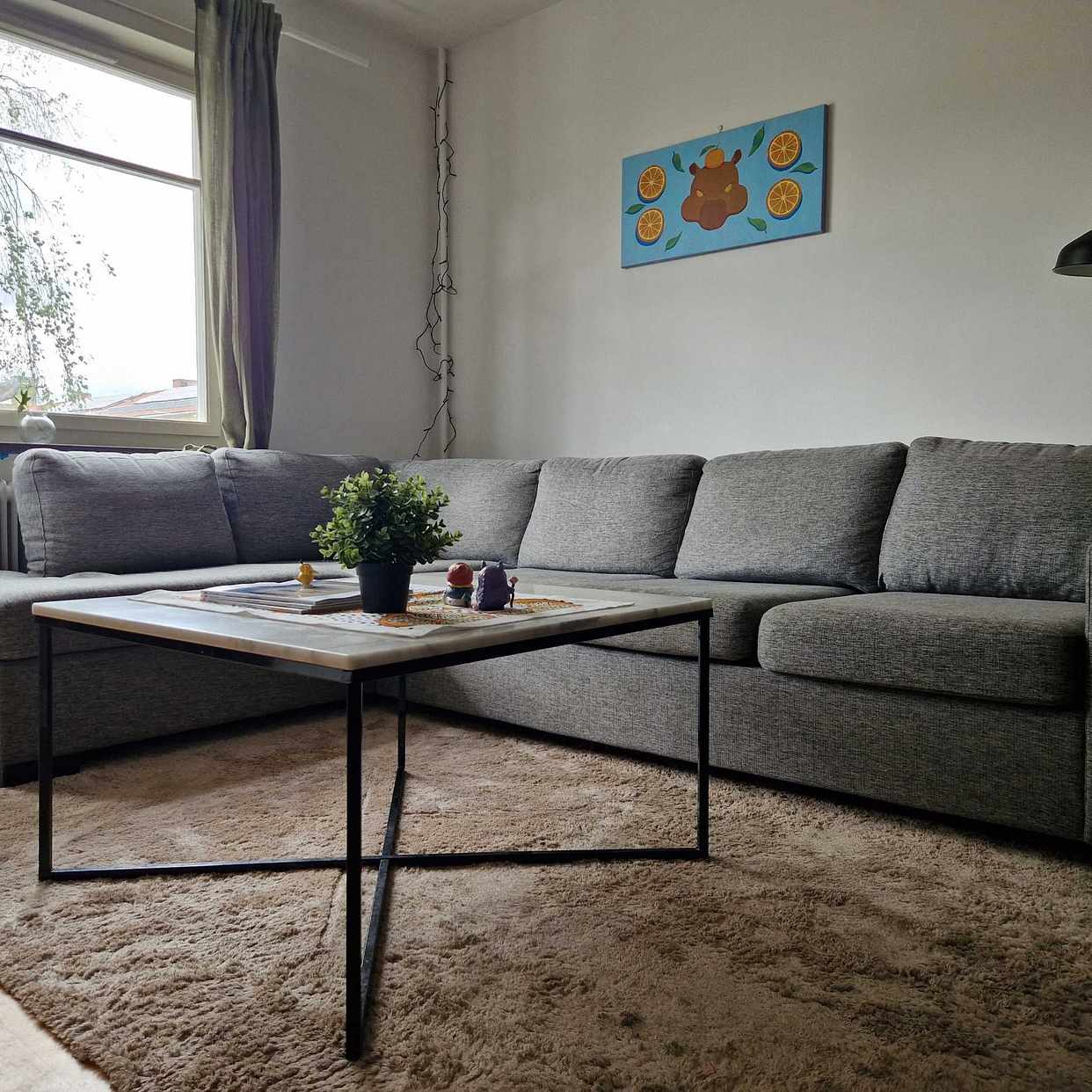 image of 4-sits soffa + schäslong - Johanneshov