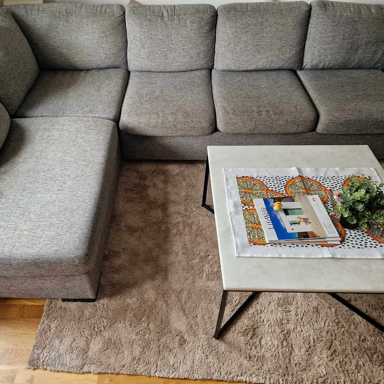 image of 4-sits soffa + schäslong - Johanneshov