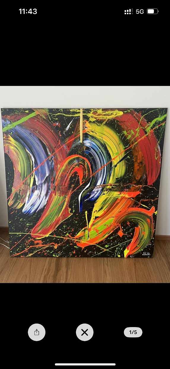 image of Stor tavl 100*100 cm - 
