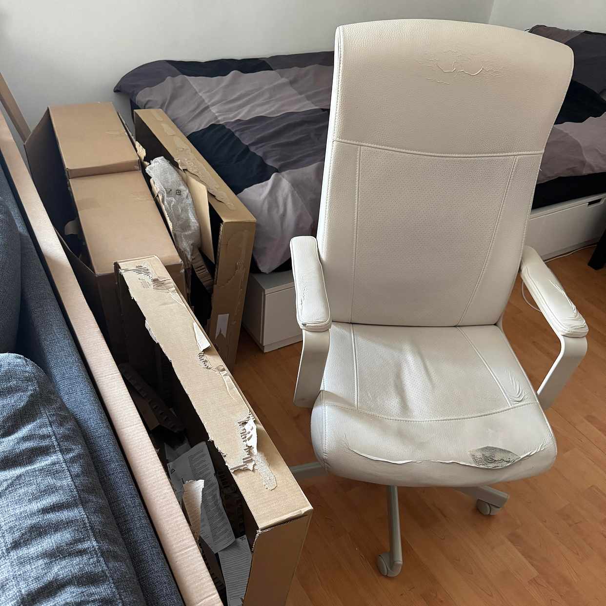 image of Cardboard, plastic, chair - Stockholm