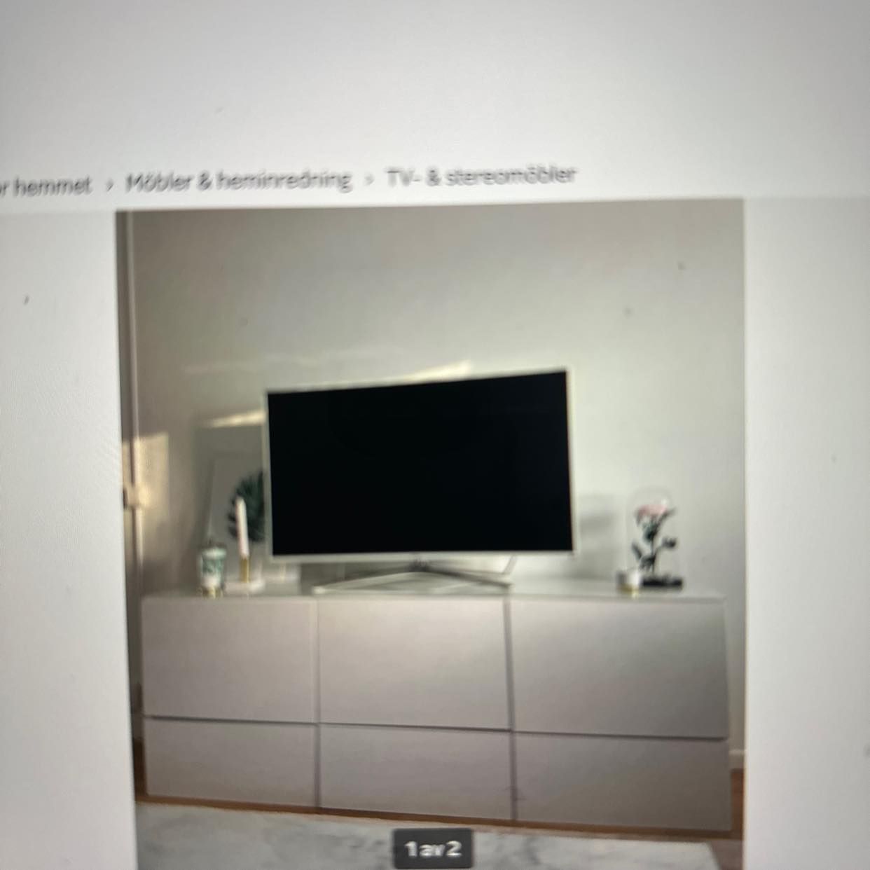 image of Hämta tv bänk - 