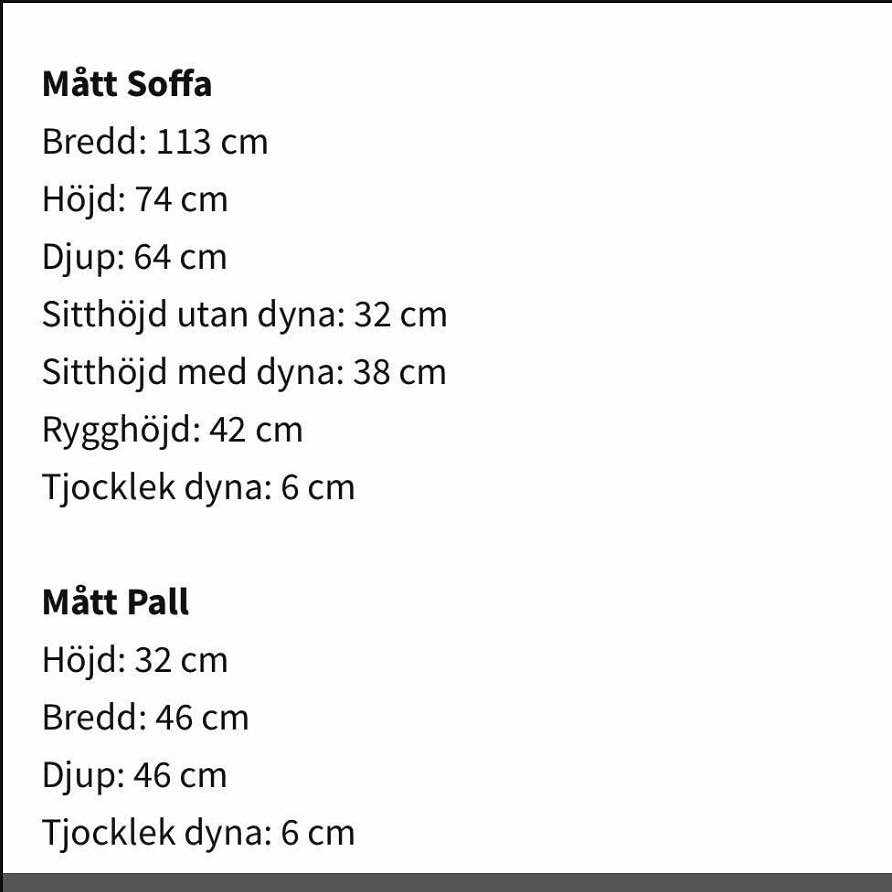image of Balkongsoffa + 2 pallar - 