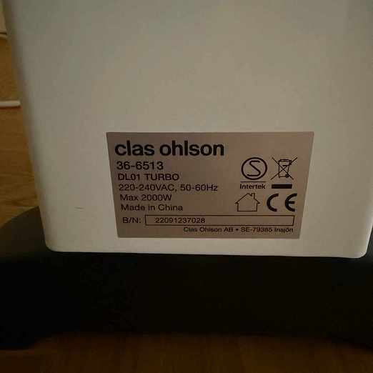 image of Clas Ohlson Värmare - Stockholm