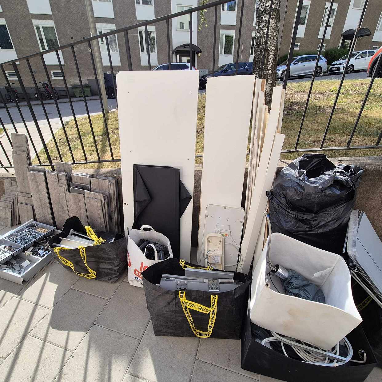 image of Vinyl golv, köks stommar - Hägersten