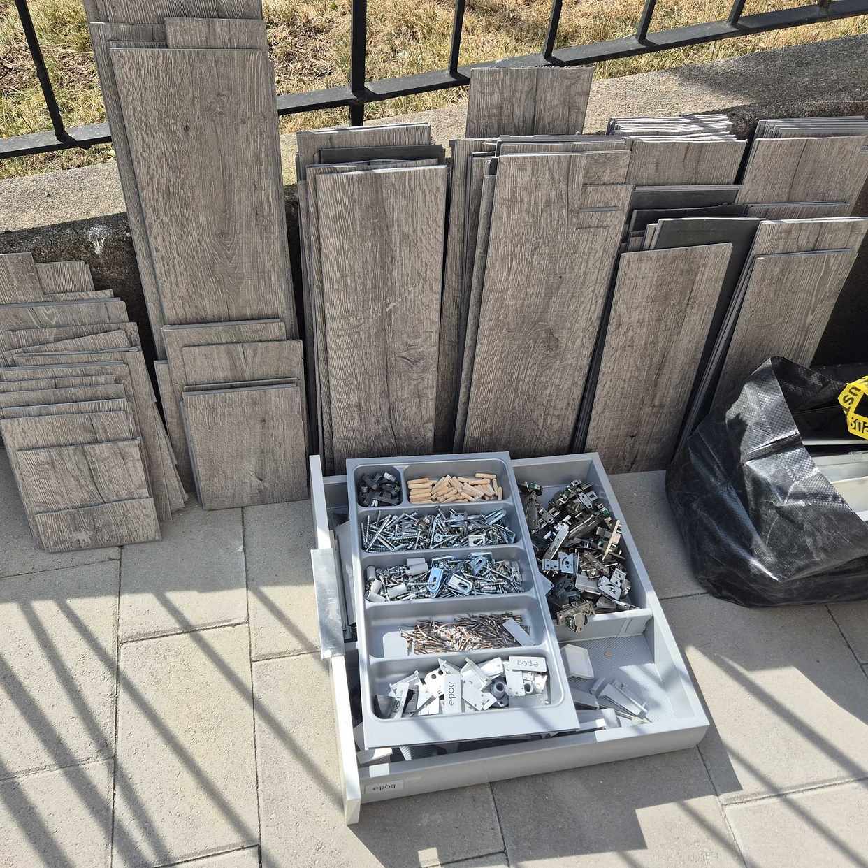 image of Vinyl golv, köks stommar - Hägersten