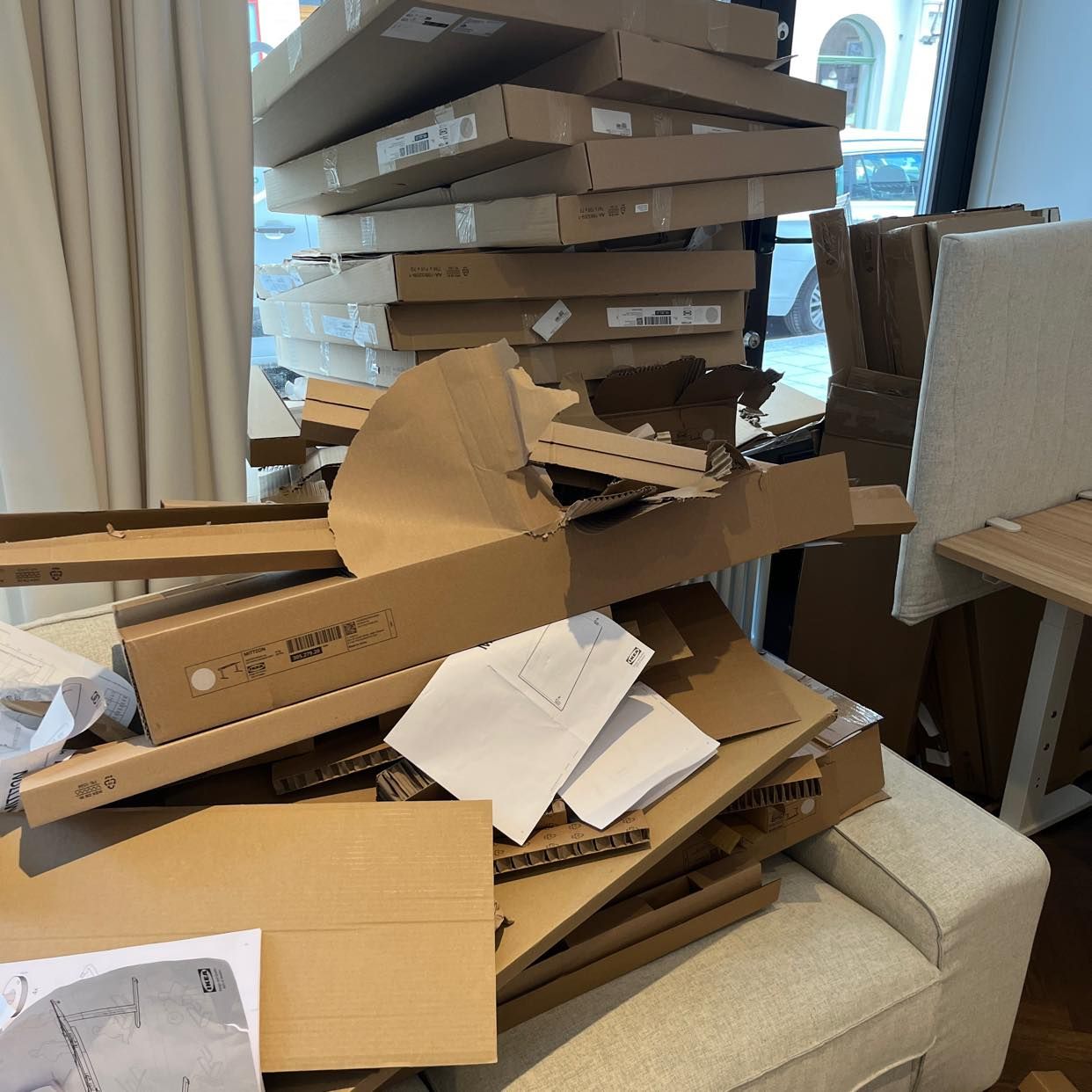 image of Cardboard boxes - Stockholm