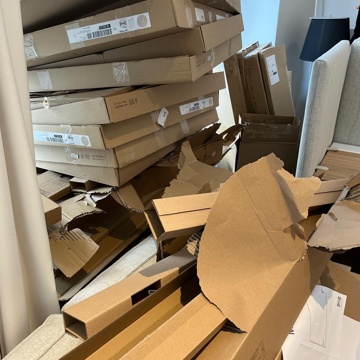image of Cardboard boxes - Stockholm