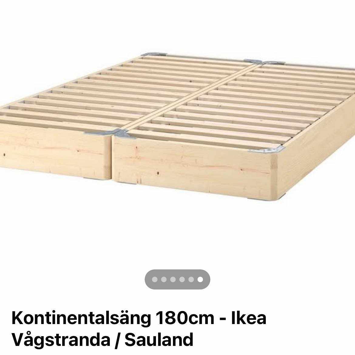 image of 180 kontinentalsäng - 