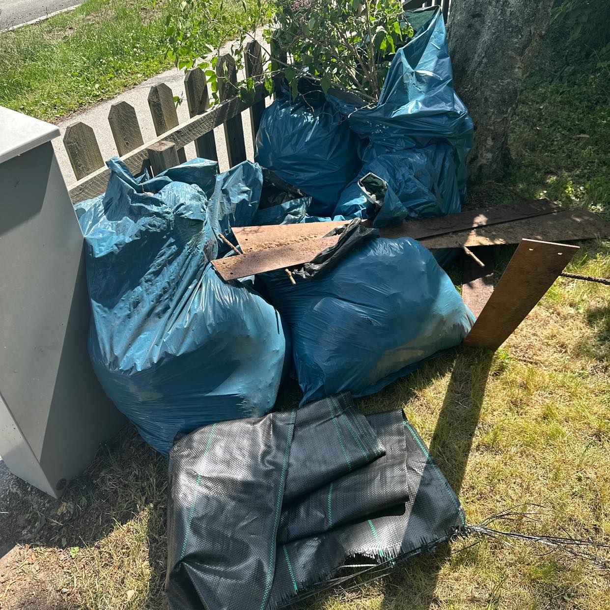 image of Trädgårdsavfall, plast - Enskede