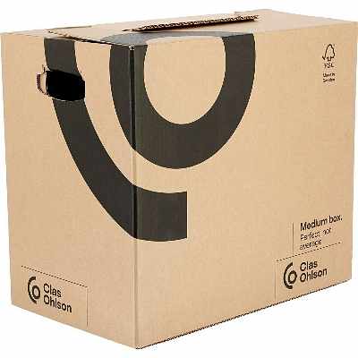 image of 80 packade flyttkartonger - 