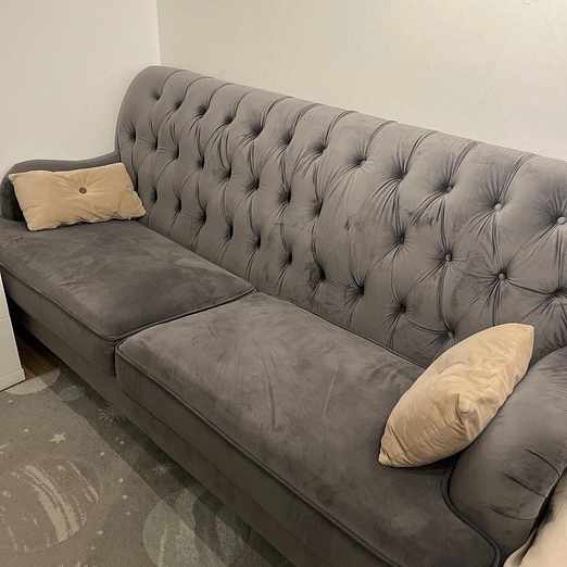 image of 3-sits soffa mörkgrå - Södertälje