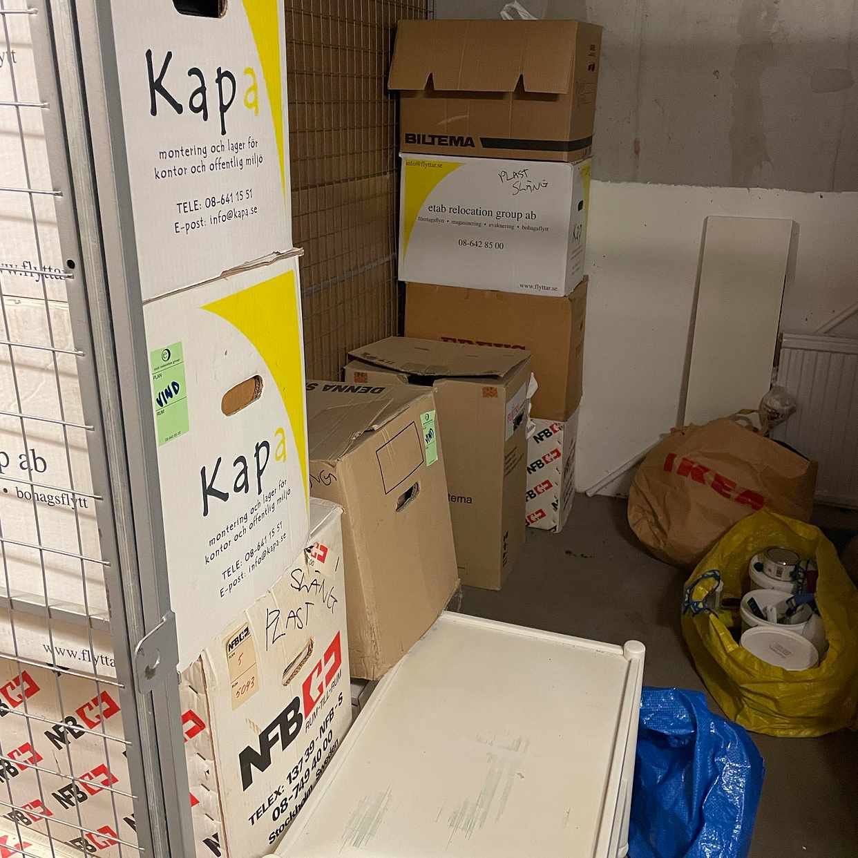 image of Sorterat skräp till tipp - Valsta