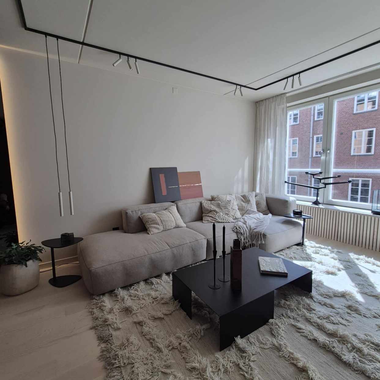 image of Soffa, soffbord, matta - 