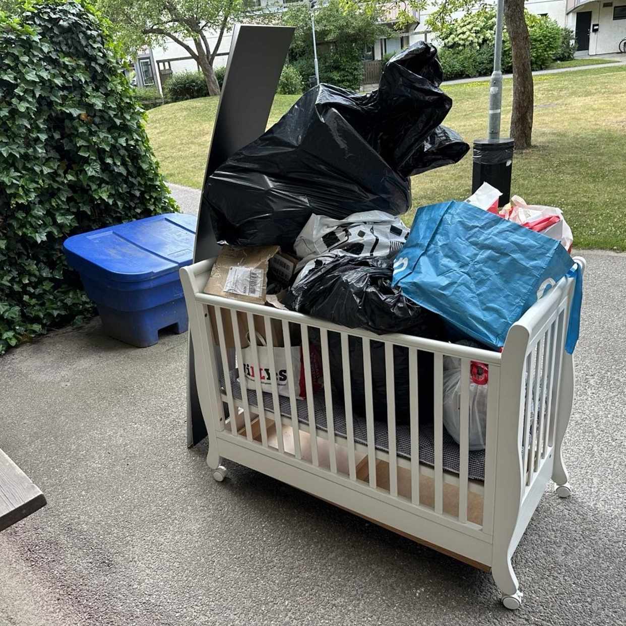 image of Crip plus sorted waste - Enskededalen