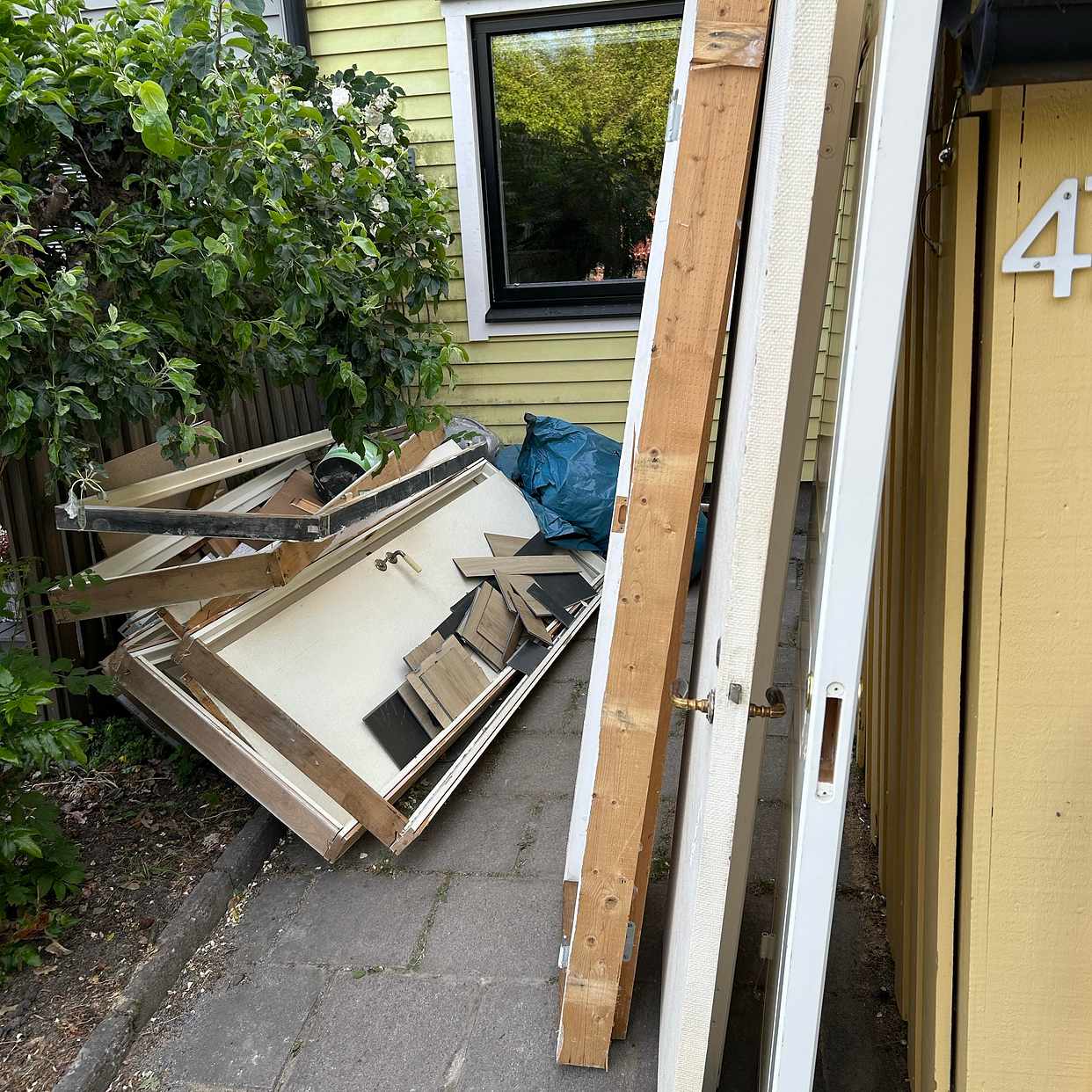 image of Blandat avfall återvinns - Spånga