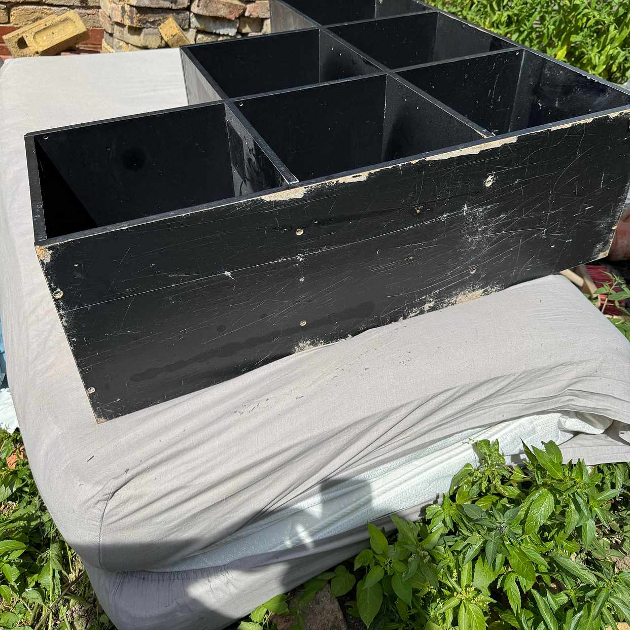 image of Broken furniture and a ma - London