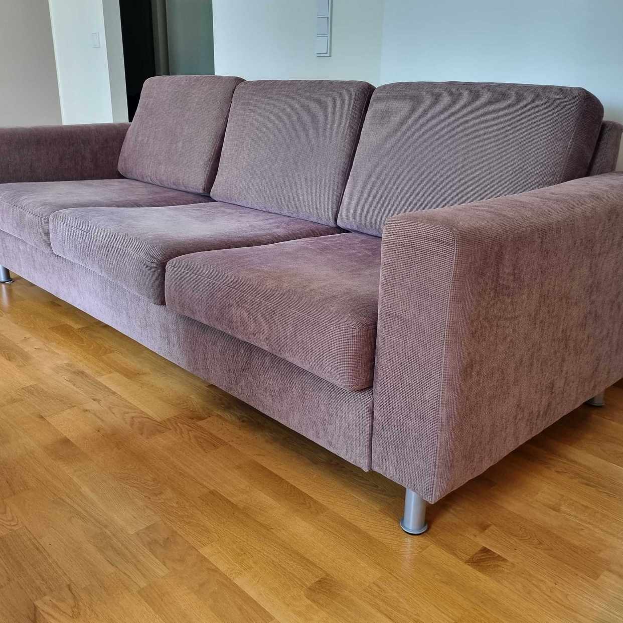 image of 3 sits soffa bortskänkes - Solna
