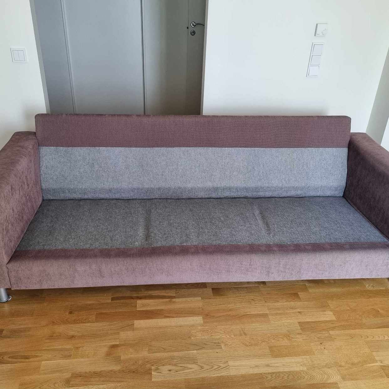 image of 3 sits soffa bortskänkes - Solna