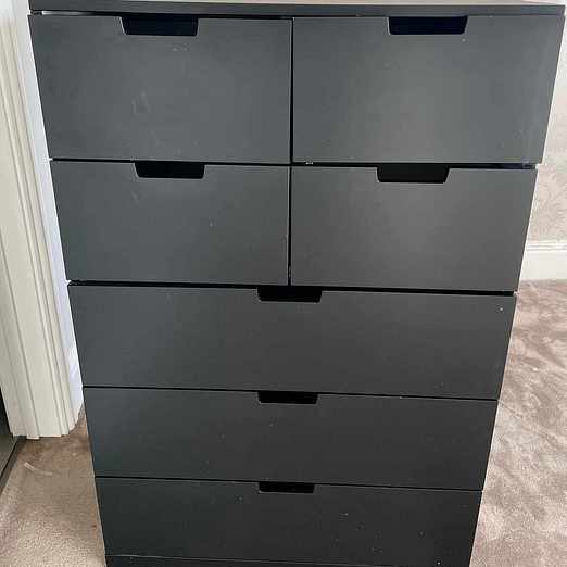 image of Black chest of drawers - Surbiton