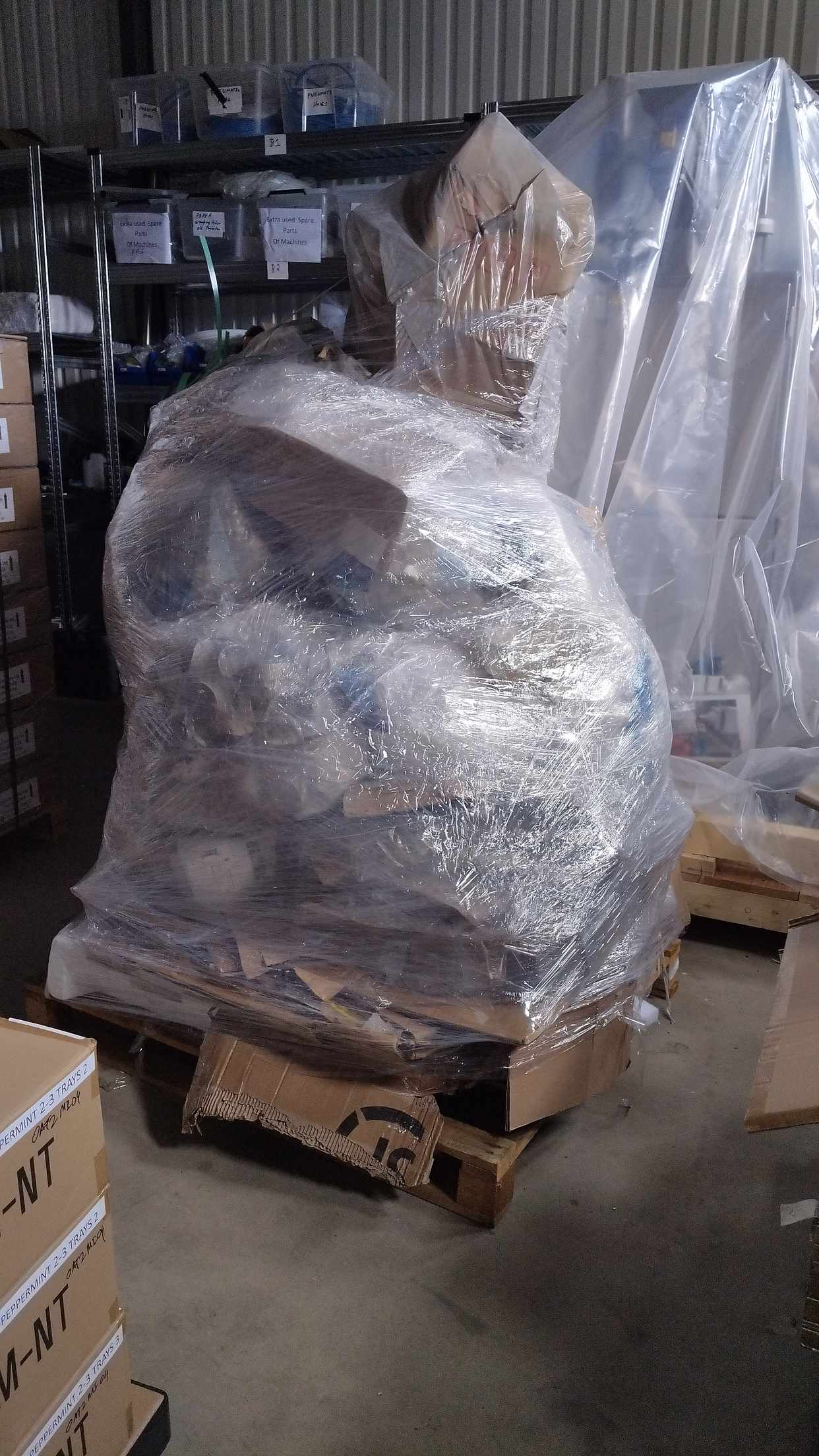 image of Mixed packing mat waste - Hjärnarp