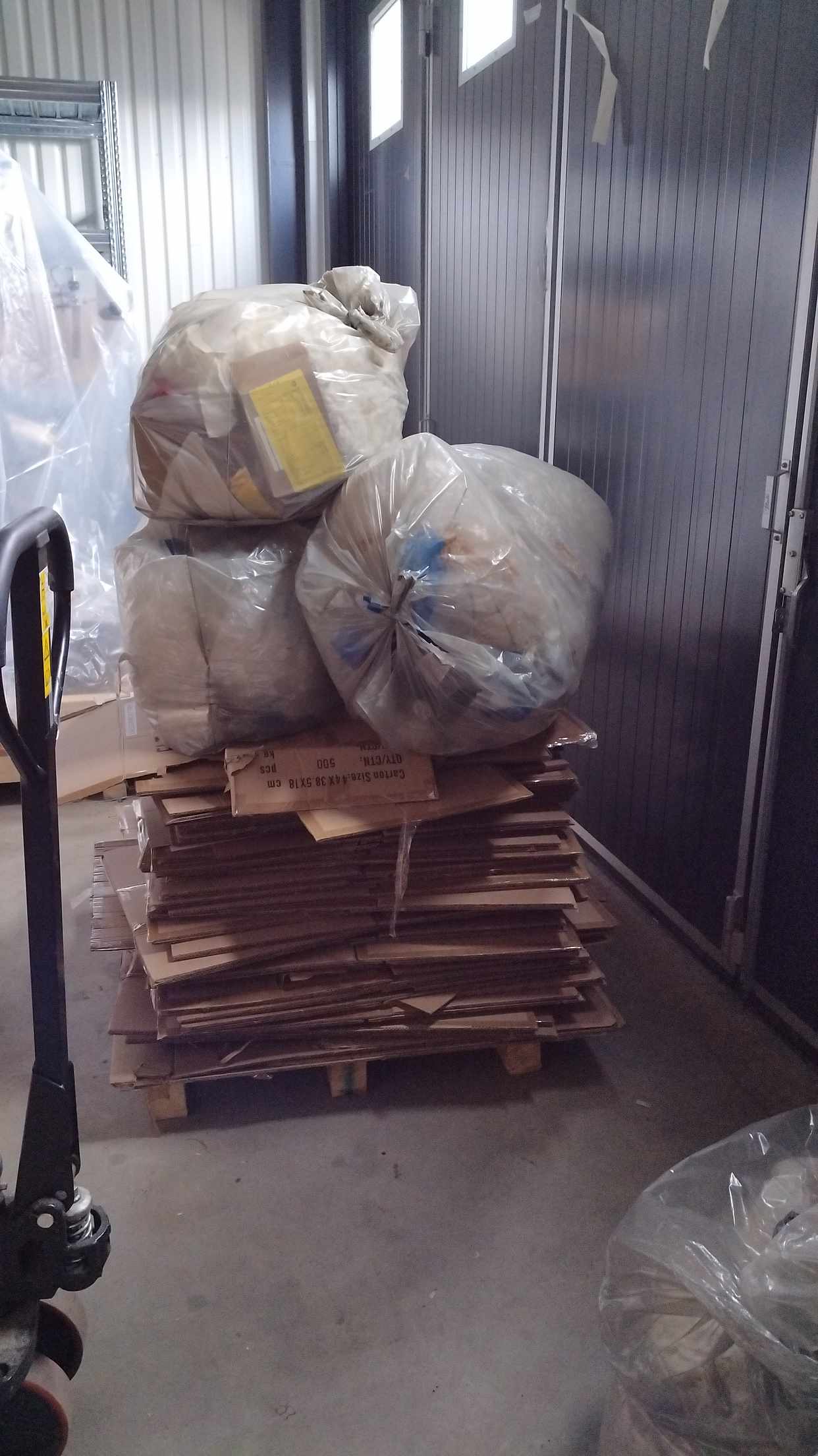image of Mixed packing mat waste - Hjärnarp