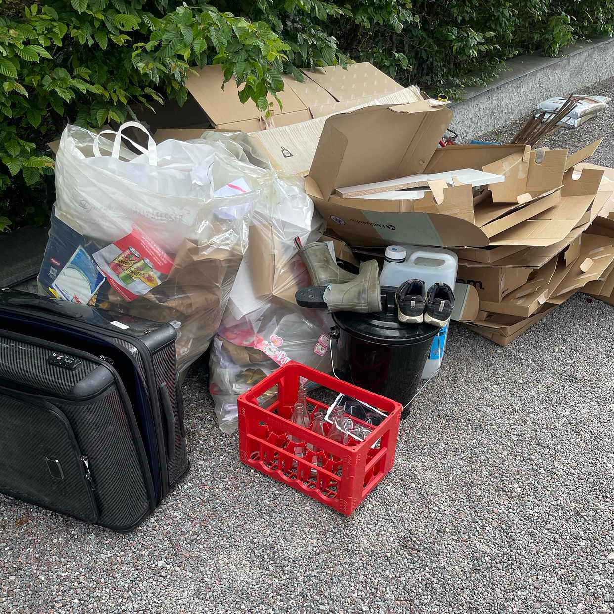 image of Kartonger, redskap - Djursholm