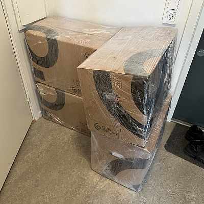 image of 6 large moving boxes - 