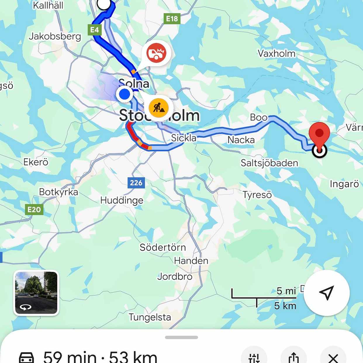 image of Dörrtrappa och soffa. - 
