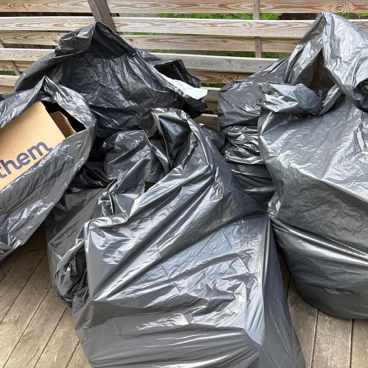 image of Recycle six trash bags - Huddinge
