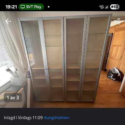 image of 2 st bokhyllor 80 cm  - 
