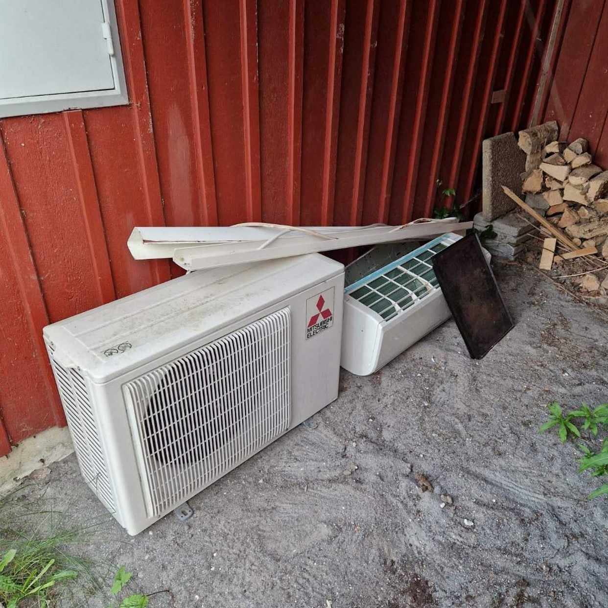 image of Luftvärmepump och plast - Sölvesborg
