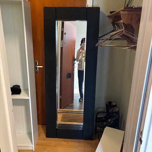 image of Mirror with wooden frame - Hässelby