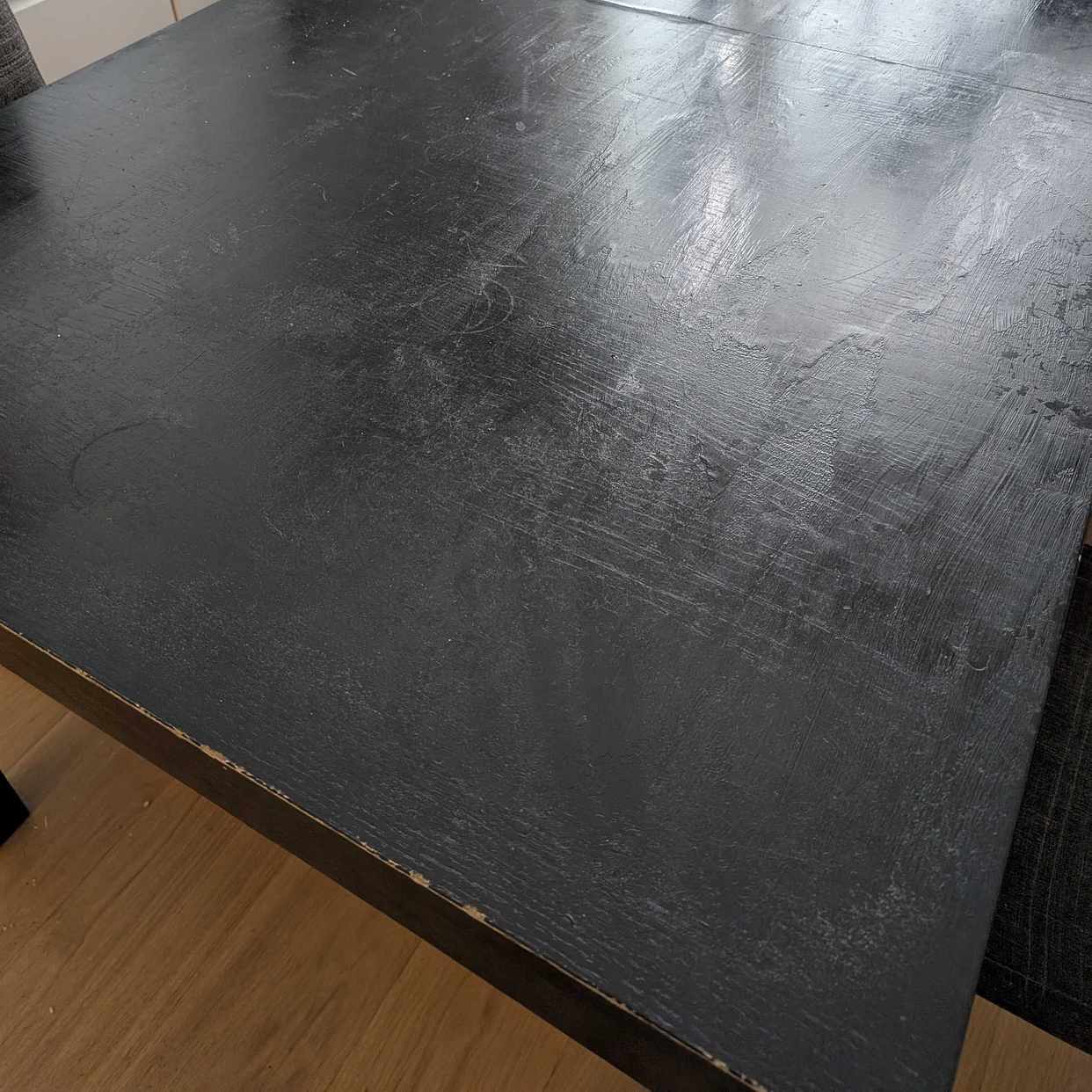 image of Wooden table & 4 chairs - Sundbyberg