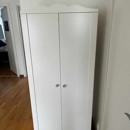 image of Vit garderob ikea - Älvsjö