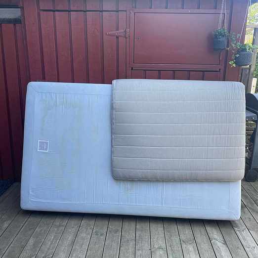 image of 120 cm Säng med madrass - Tyresö
