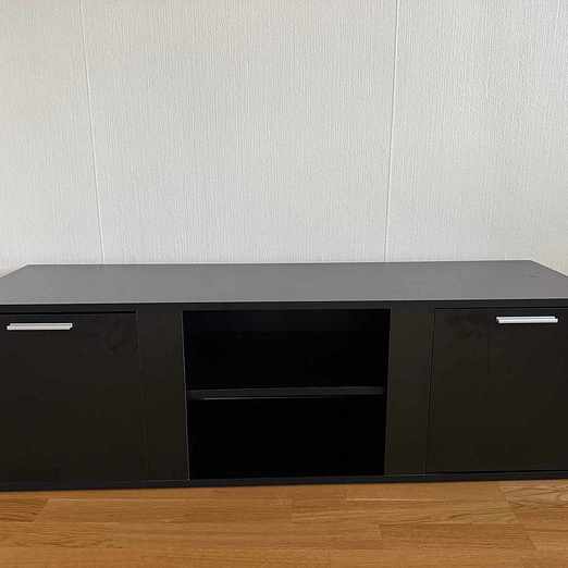 image of Black TV Stand - Sollentuna