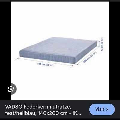 image of Complete sofa bed 70x200 - 