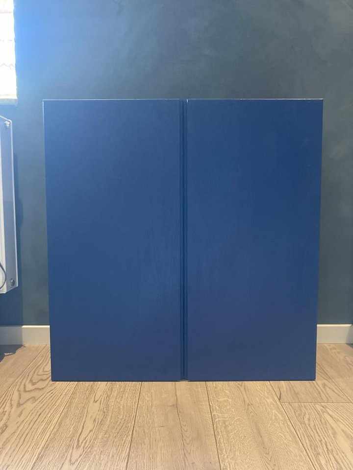 image of 2 Ivar Skåp - mörkblå fär - 