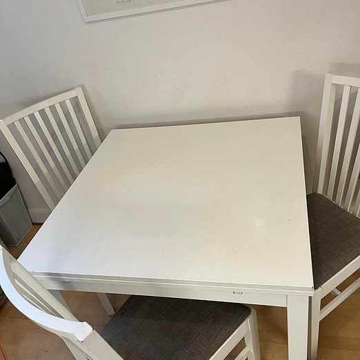 image of Köksbord och 3 st stolar - Malmö