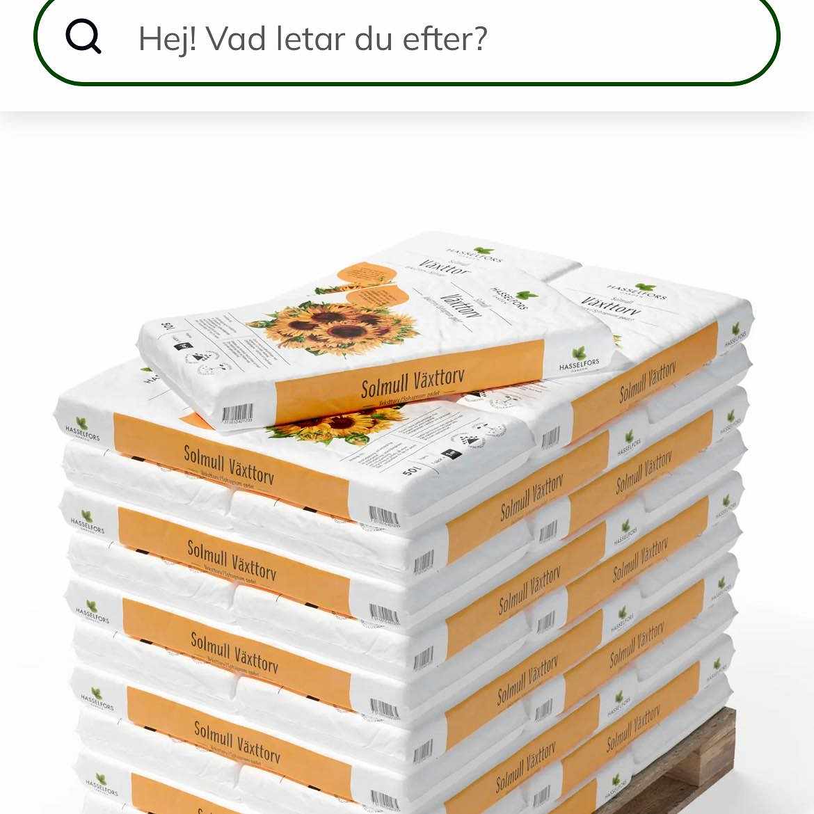 image of Hämta 36 säckar på pall - 