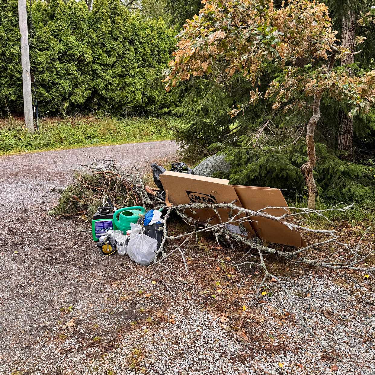 image of Trädgårdsavfall grenar - Saltsjö-Boo