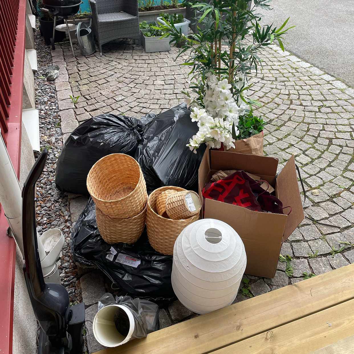 image of Till återvinningsstation - Lidingö
