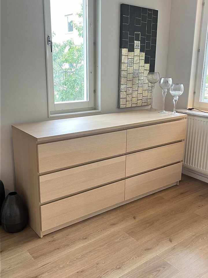 image of IKEA MALM dubbel byrå i l - 