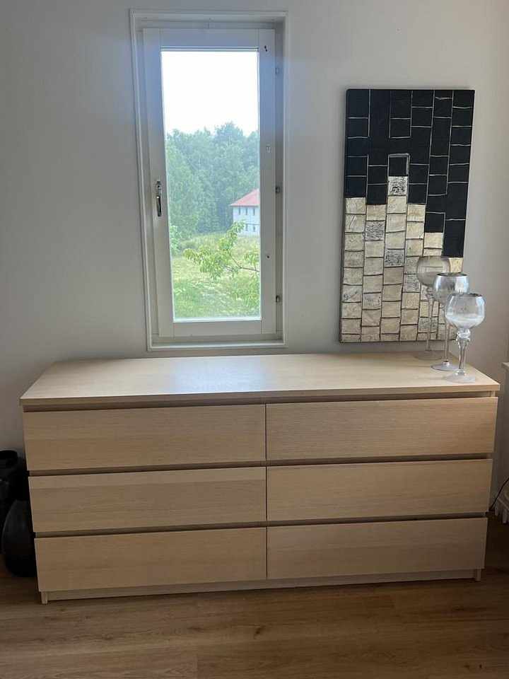image of IKEA MALM dubbel byrå i l - 